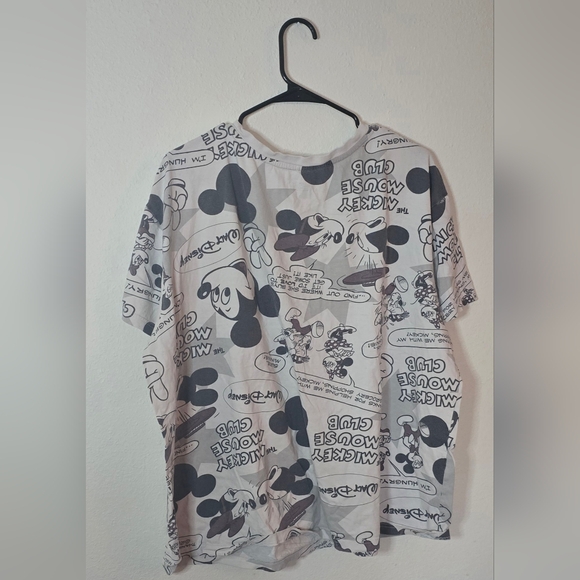 Disney Mickey Mouse Pajama Set Primark Loungewear Sleepwear Gray XL - Picture 2 of 11